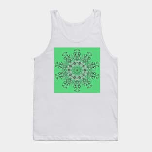 Kaleidoscope of mint green icicles Tank Top